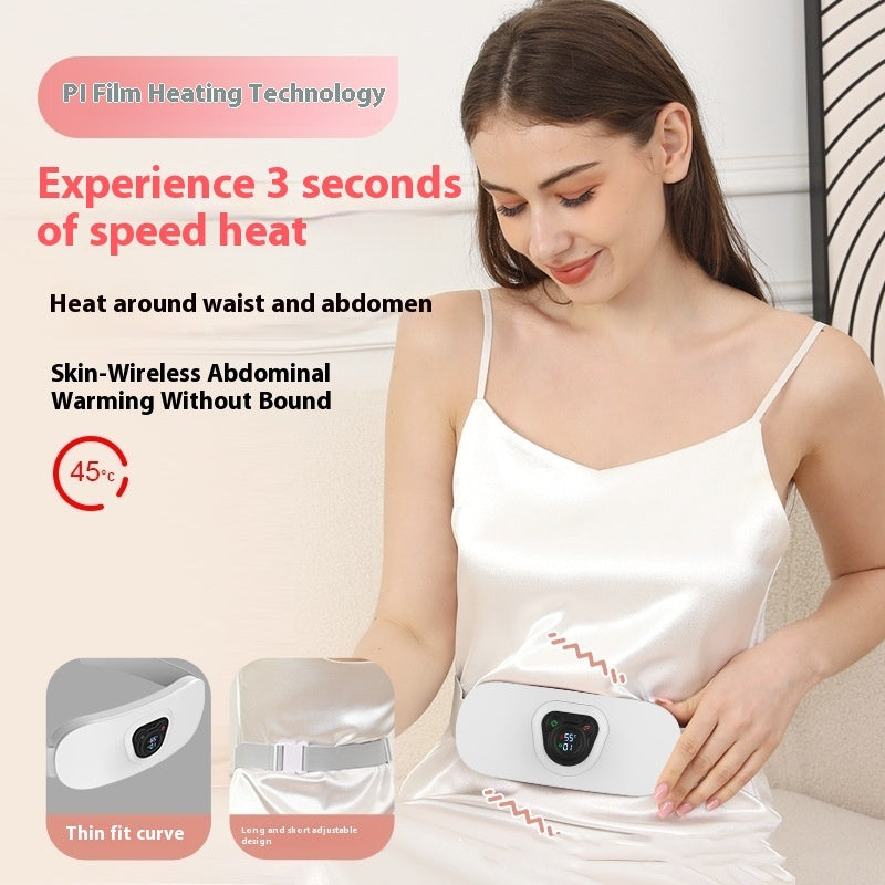 Stomach Heating Belt with Vibration Massage