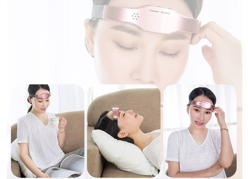 Wireless Head Massager for Stress Relief & Sleep Therapy